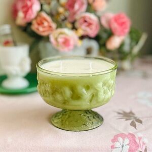 Vintage Anchor Hocking Milano Green Soy Wax
Himalayan Bamboo Scented Candle